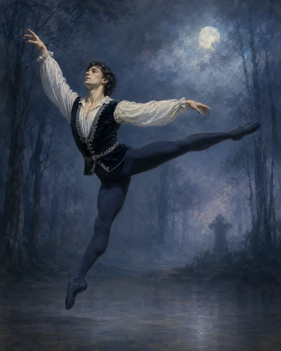 Albrecht Variation ballet variation illustration