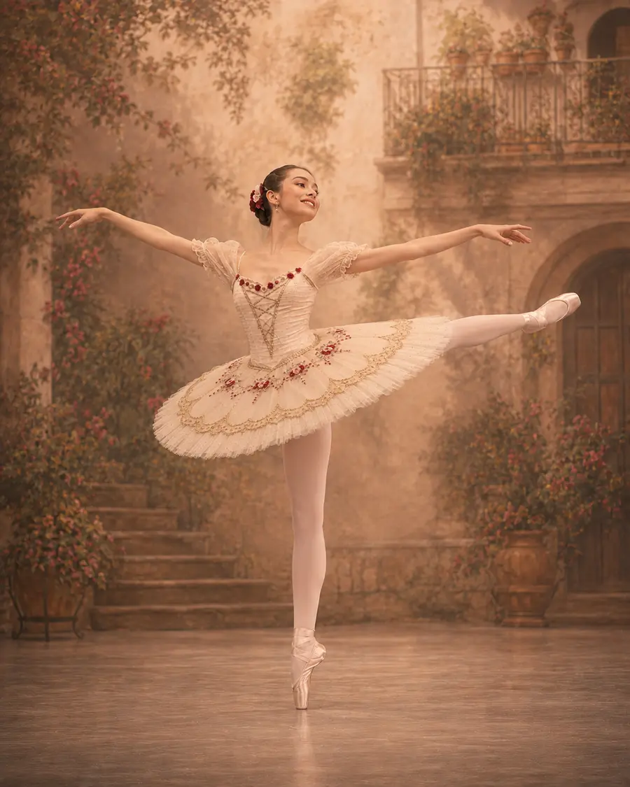 Bridesmaids · First Variation ballet variation illustration