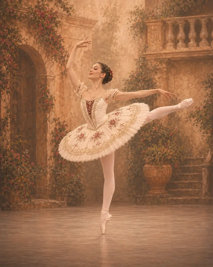 Bridesmaids · Second Variation ballet variation illustration