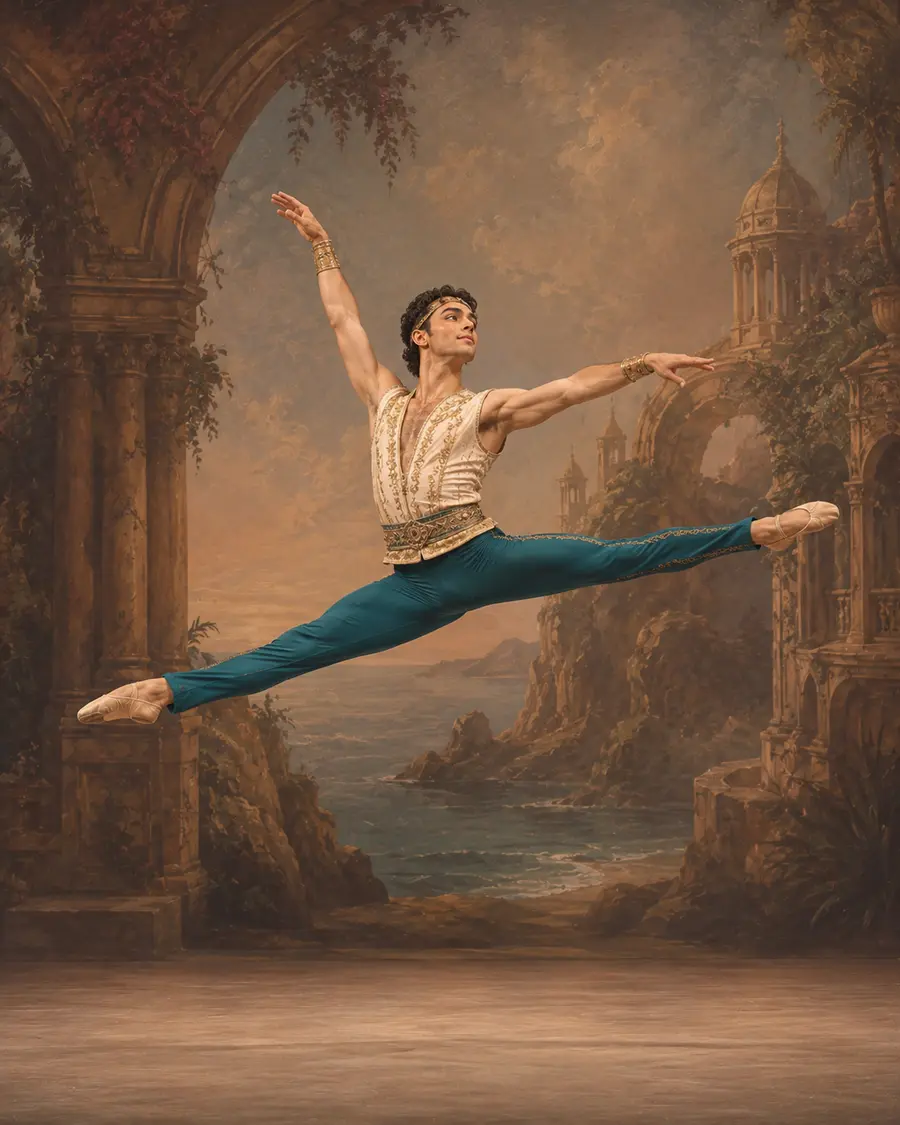Ali ballet variation illustration