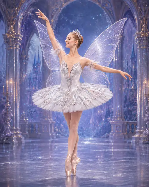 Diamond Fairy ballet variation illustration