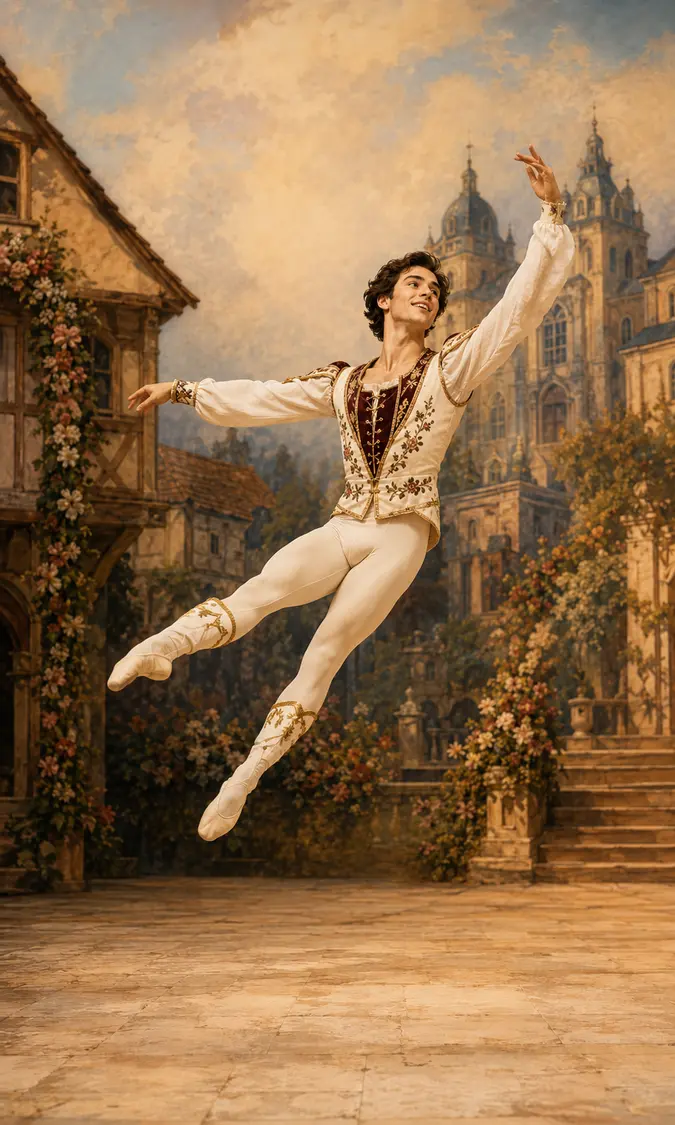 Franz · First Variation ballet variation illustration