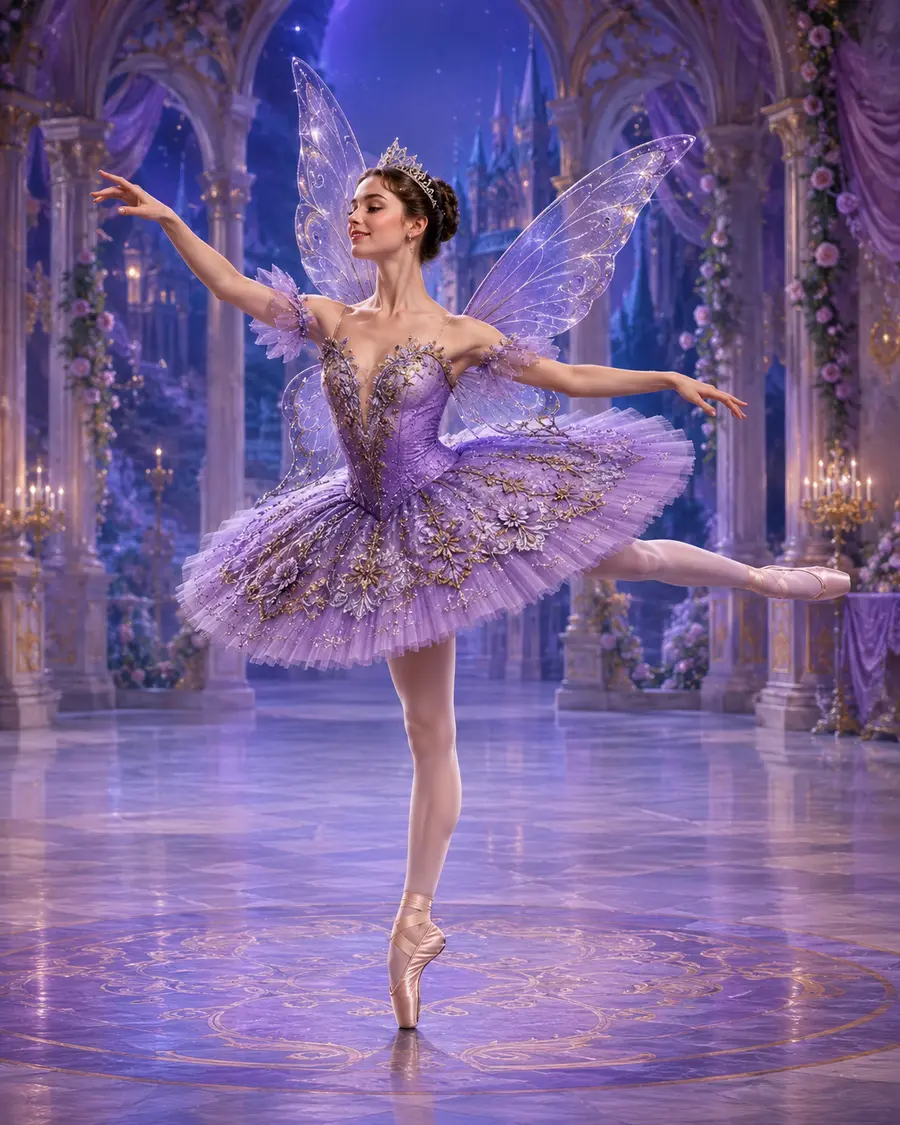 Lilac Fairy · Act III ballet variation illustration