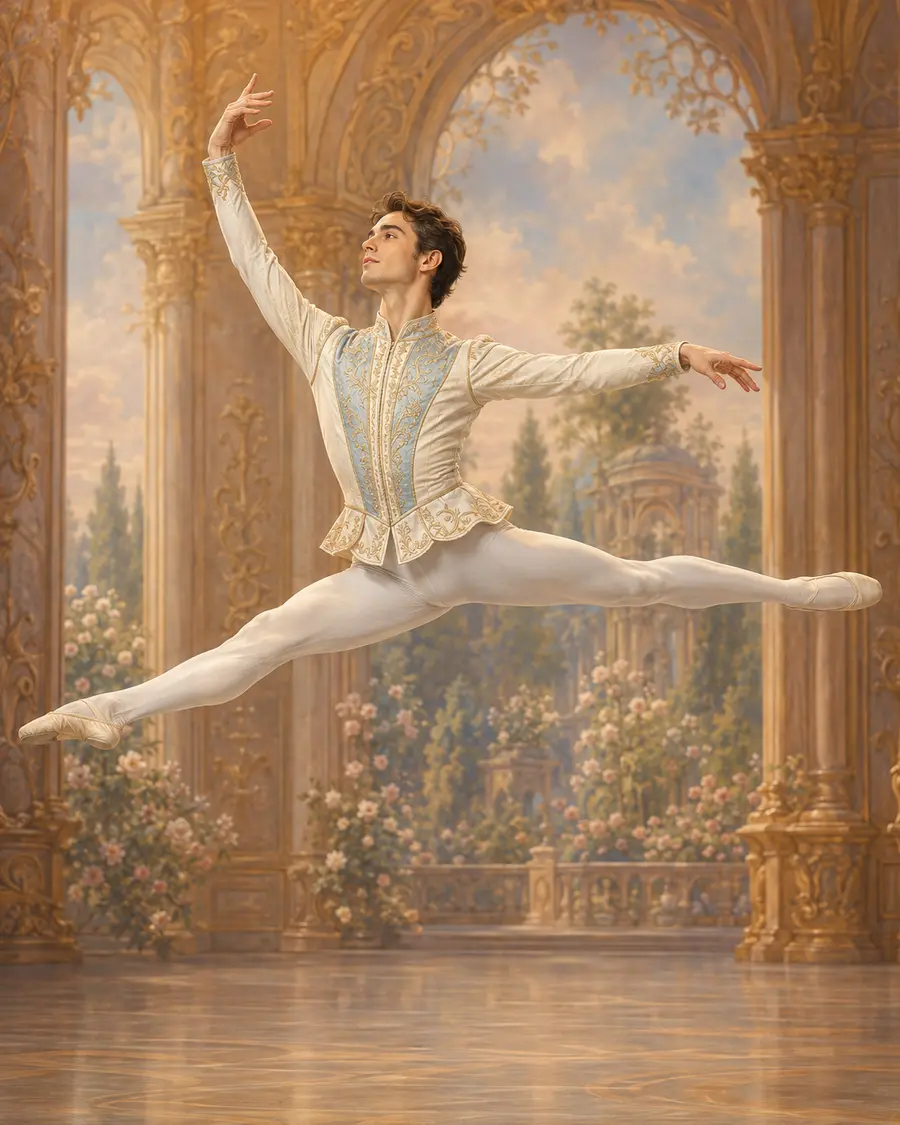 Prince Désiré Variation ballet variation illustration